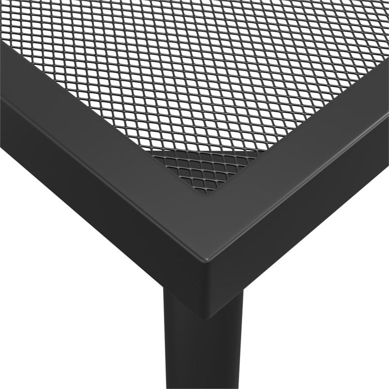 vidaXL Steel Garden Dining Set in Anthracite/Gray