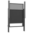 vidaXL Steel Medium Foldable Garden Dining Set in Anthracite/Gray