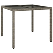 vidaXL Patio Dining Set in Gray - Set of 4