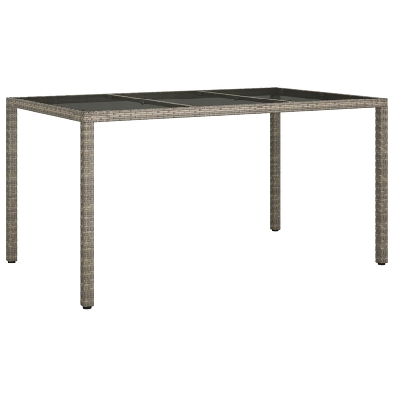 vidaXL Patio Dining Set in Gray - Set of 4