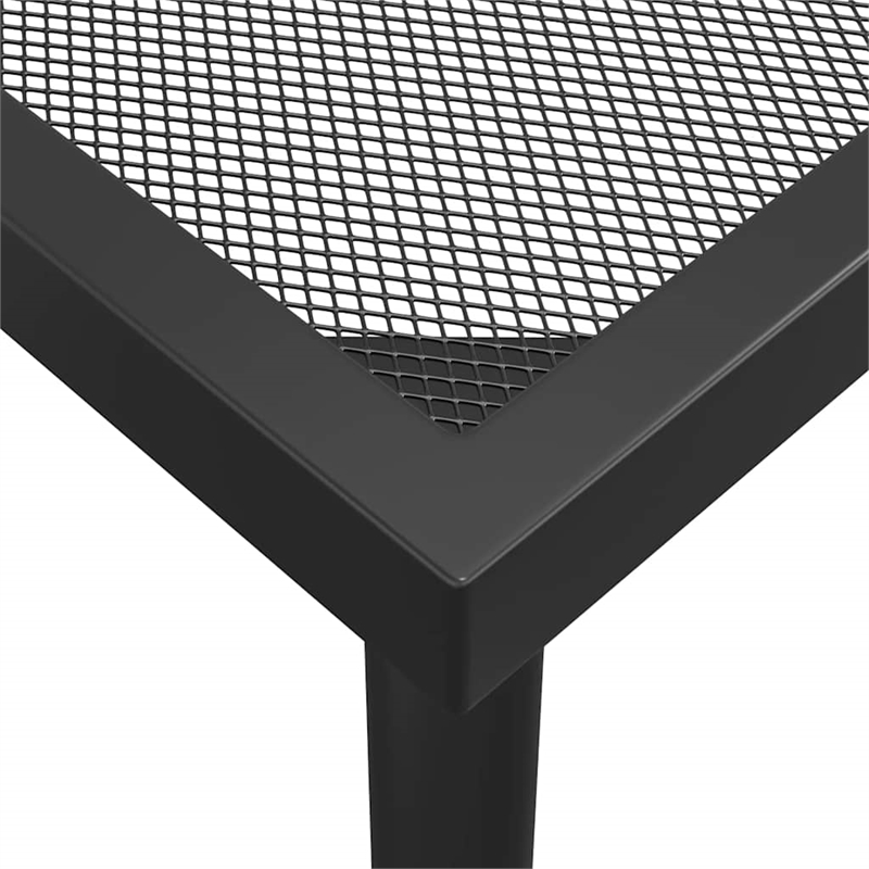 vidaXL Medium Height-Adjustable Garden Dining Set in Anthracite/Gray Steel