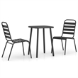 vidaXL Garden Dining Set in Anthracite/Gray