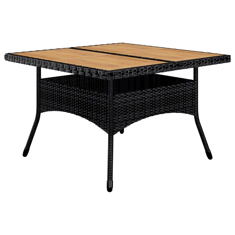 vidaXL Dining Set in Black and in Brown