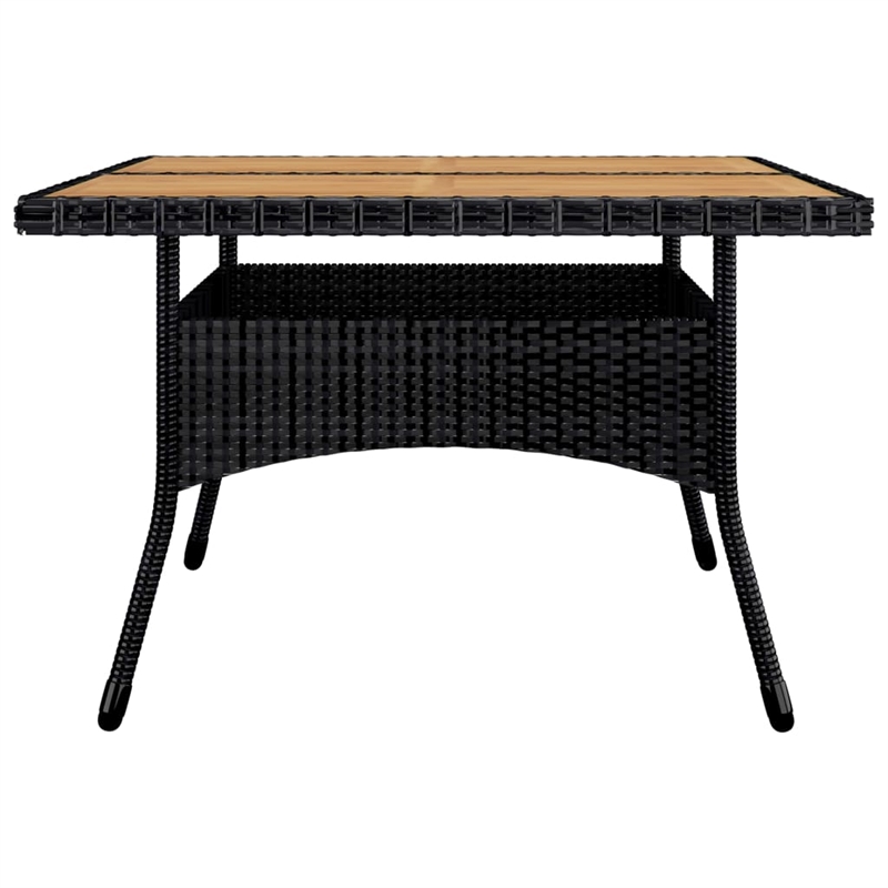 vidaXL Dining Set in Black and in Brown