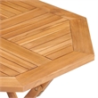 vidaXL Teak Wood Garden Dining Set in Warm Brown