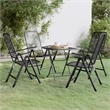vidaXL Garden Dining Set in in Anthracite/Gray
