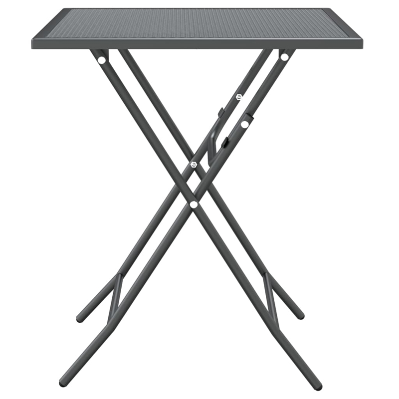 vidaXL Garden Dining Set in in Anthracite/Gray