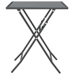 vidaXL Garden Dining Set in in Anthracite/Gray