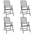 vidaXL Garden Dining Set in in Anthracite/Gray