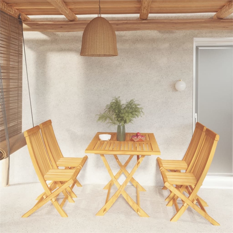 vidaXL Garden Dining Set in Warm Brown