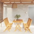 vidaXL Garden Dining Set in Warm Brown