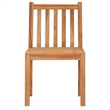 vidaXL Solid Teak Wood Large Garden Dining Set in Natural Teak
