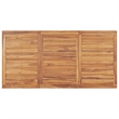 vidaXL Solid Teak Wood Large Garden Dining Set in Natural