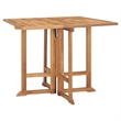 vidaXL Teak Wood Medium Outdoor Dining Set in Natural