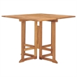 vidaXL Teak Wood Medium Outdoor Dining Set in Natural