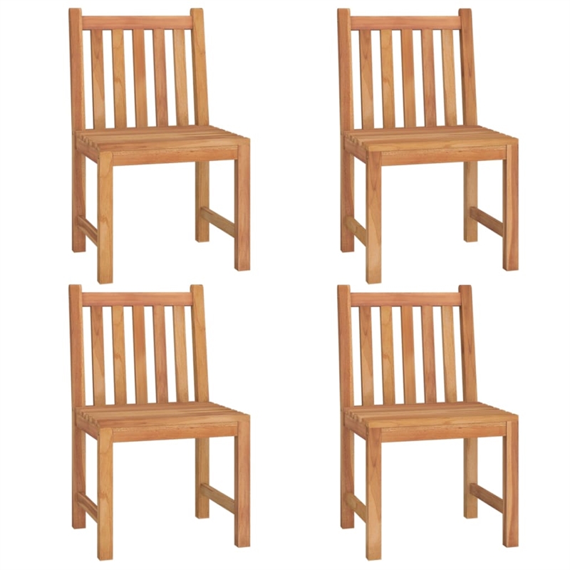 vidaXL Solid Teak Wood Medium Garden Dining Set Natural Wood
