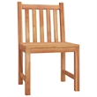 vidaXL Solid Teak Wood Large Durable Garden Dining Set in Brown