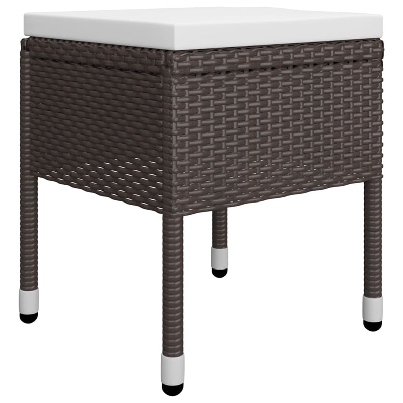 vidaXL Dining Set in Brown/Cream White