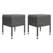 vidaXL Solid Acacia Wood Medium Garden Dining Set in Grey