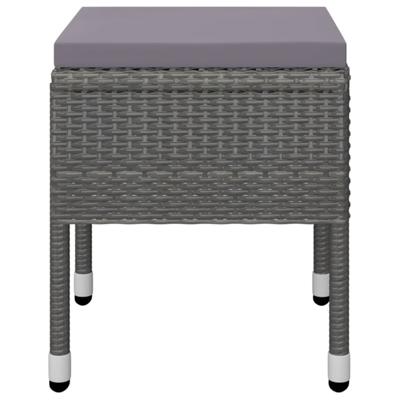vidaXL Solid Acacia Wood Medium Garden Dining Set in Grey
