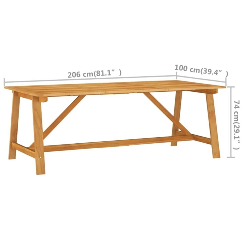 vidaXL Dining Set in Black and in Brown