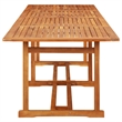 vidaXL Garden Dining Set in Grey/Dark Grey