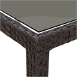 vidaXL Patio Dining Set in Brown - Set of 4