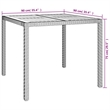 vidaXL Patio Dining Set in Gray - Set of 4