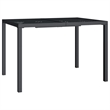 vidaXL 3 Piece Steel Garden Dining Set in Anthracite