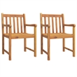 vidaXL 3 Piece Garden Dining Set in Brown