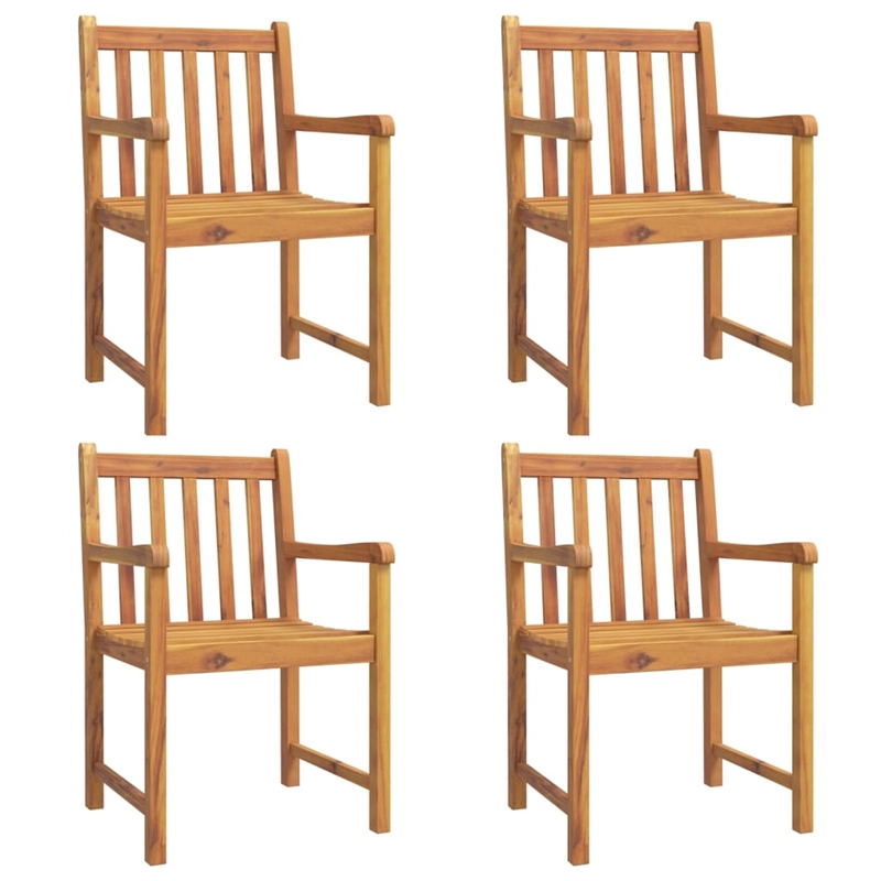 vidaXL 5 Piece Garden Dining Set in Brown
