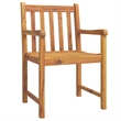 vidaXL 5 Piece Garden Dining Set in Brown