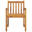 vidaXL 5 Piece Garden Dining Set in Brown