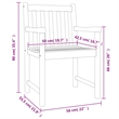 vidaXL 7 Piece Garden Dining Set in Brown