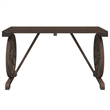 vidaXL 3 Piece Solid Wood Garden Dining Set in Brown