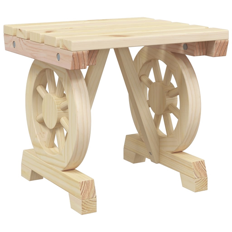 vidaXL Solid Wood Garden Dining Set in Brown