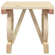 vidaXL Solid Wood Garden Dining Set in Brown