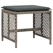 vidaXL 15 Piece Garden Dining Set in Gray