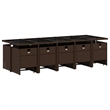 vidaXL Steel Garden Dining Set in Brown