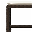 vidaXL 17 Piece Steel Garden Dining Set in Brown