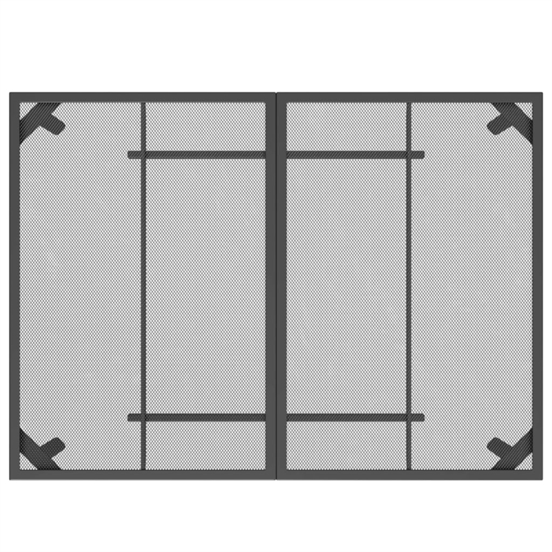 vidaXL 7 Piece Steel Garden Dining Set in Anthracite