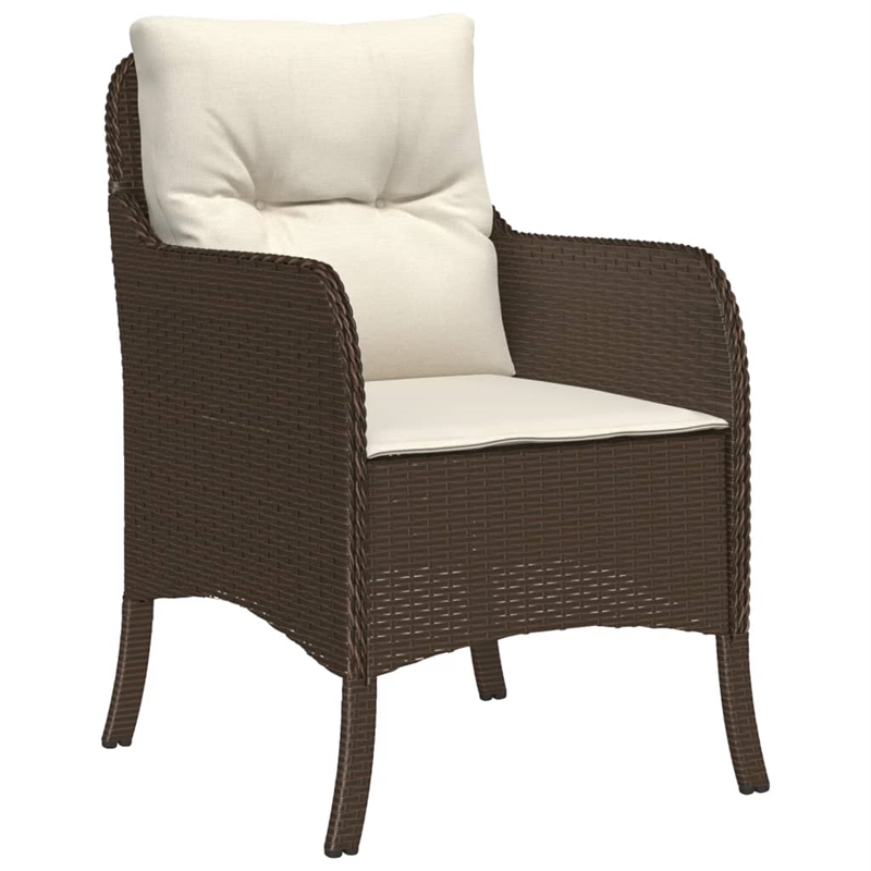 vidaXL 5 Piece Garden Dining Set in Black