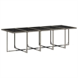 vidaXL 15 Piece Garden Dining Set in Grey