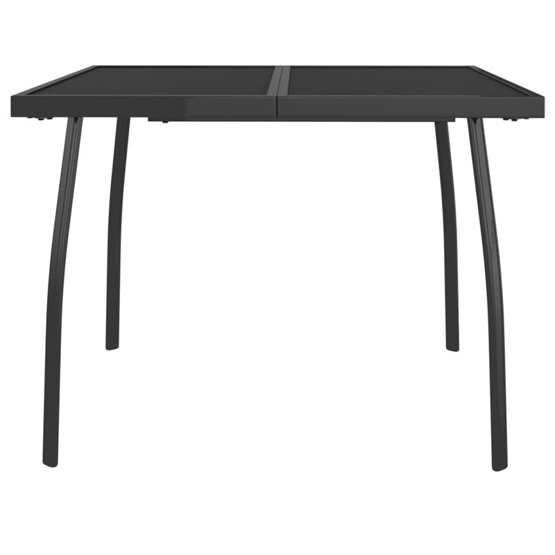 vidaXL 5 Piece Steel Garden Dining Set in Anthracite