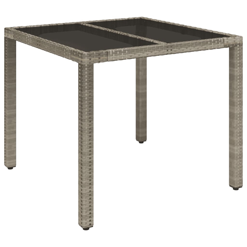 vidaXL 5 Piece Garden Dining Set in Gray