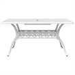 vidaXL 7 Piece Garden Dining Set in White