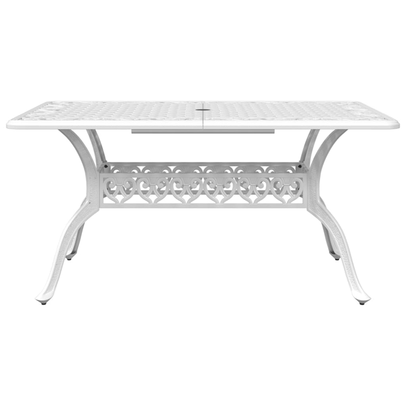 vidaXL 5 Piece Garden Dining Set in White