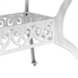 vidaXL 5 Piece Garden Dining Set in White