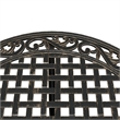 vidaXL 5 Piece Garden Dining Set in Bronze