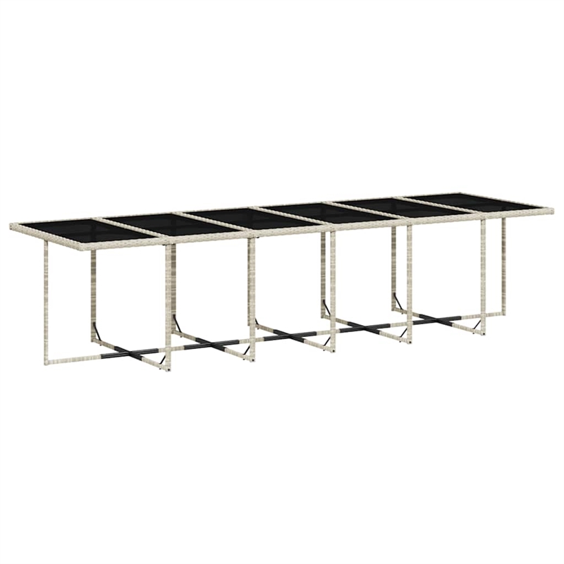 vidaXL 17 Piece Steel Garden Dining Set in Anthracite